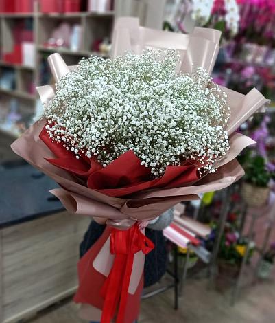 Букет цветов из: Гипсофила в Новомичуринске