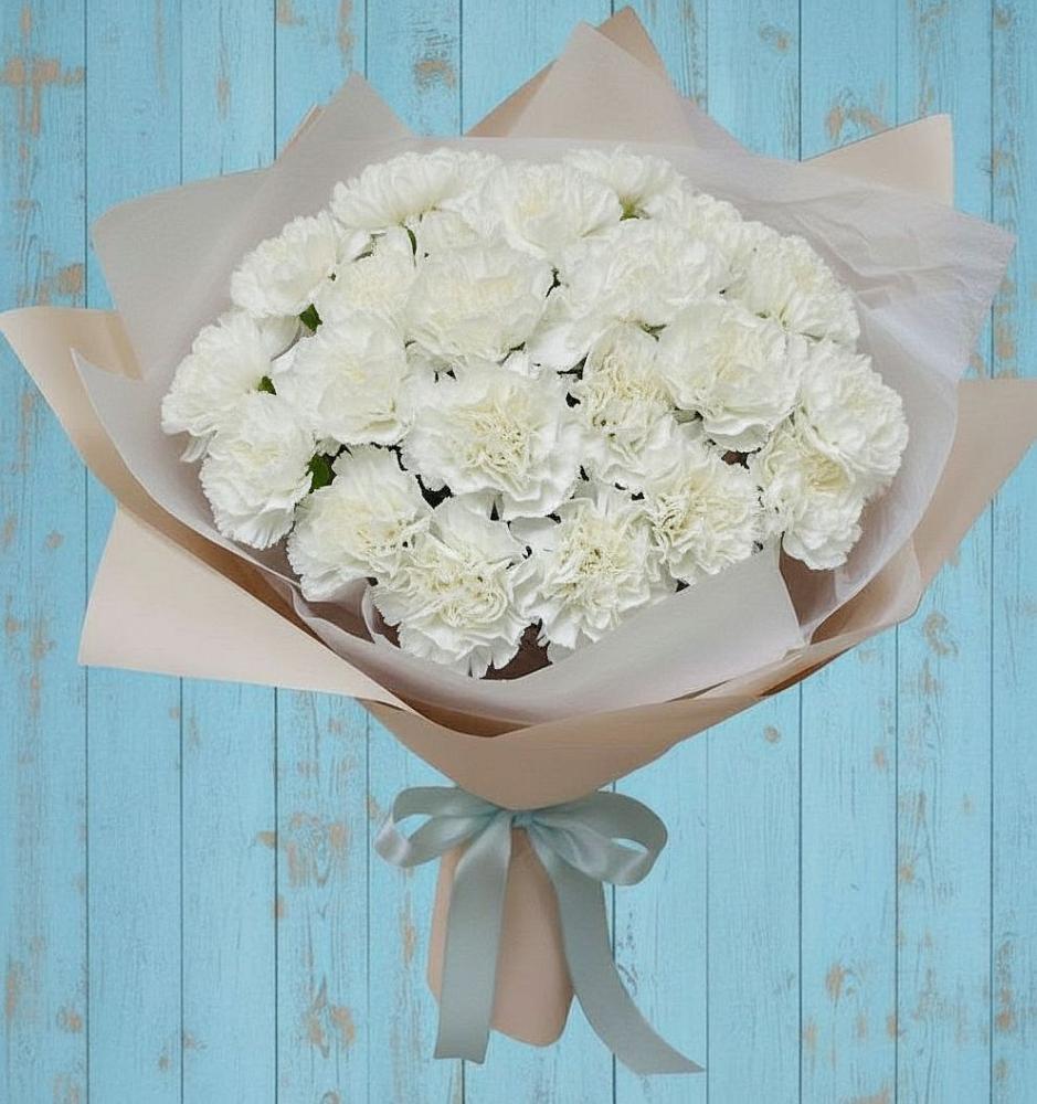 Букет цветов из: Гвоздики в Новомичуринске