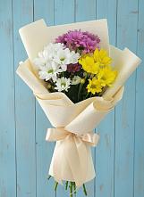 Букет цветов из:  Хризантемы в Новомичуринске