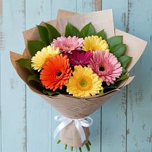 Букет цветов из:  Герберы #REPLACE_PRED# Новомичуринске
