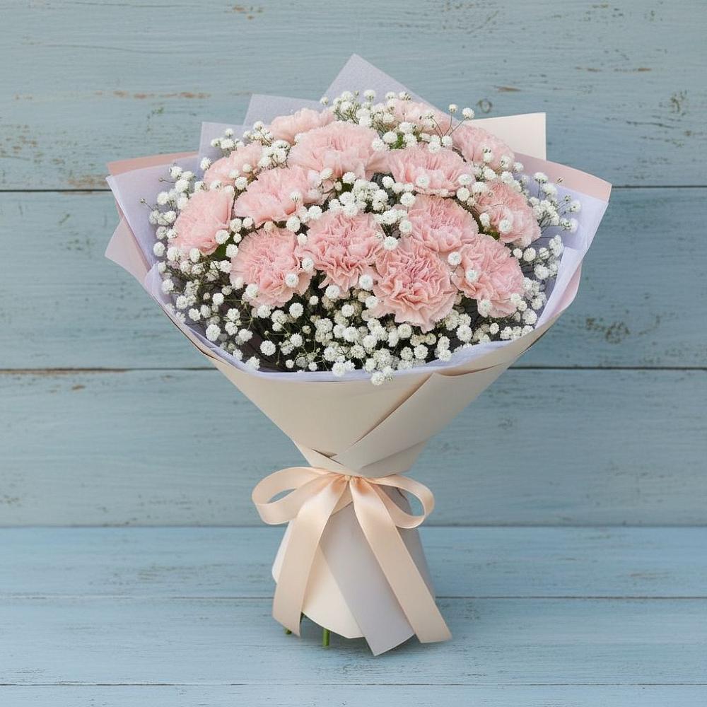 Букет цветов из: Гвоздики в Новомичуринске