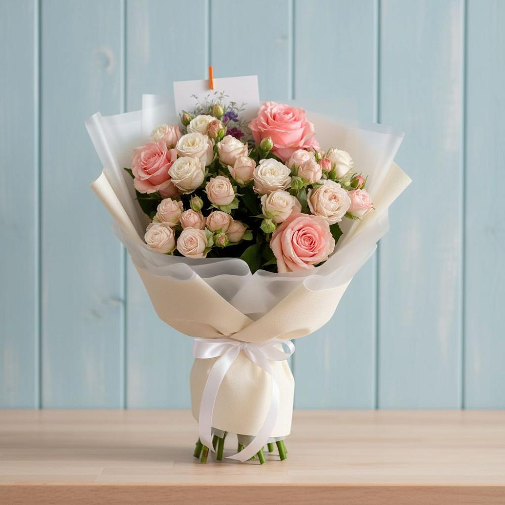 Букет цветов из: Розы в Новомичуринске