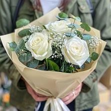 Букет Нежные грёзы в Новомичуринске Букет цветов из: Розы в Новомичуринске