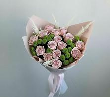 Букет цветов из:  Розы и Хризантемы в Новомичуринске