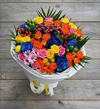 Букет цветов из:  Розы и Хризантемы #REPLACE_PRED# Новомичуринске