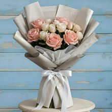 Букет цветов из:  Розы #REPLACE_PRED# Новомичуринске