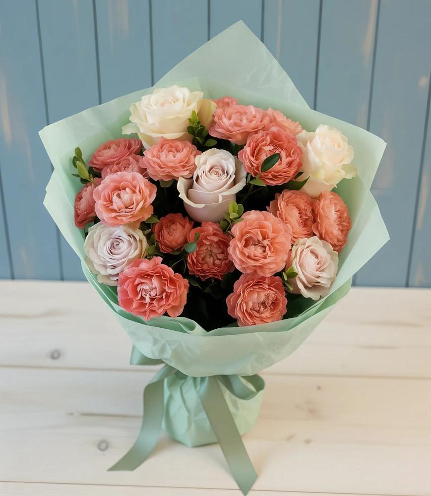 Букет цветов из: Розы в Новомичуринске