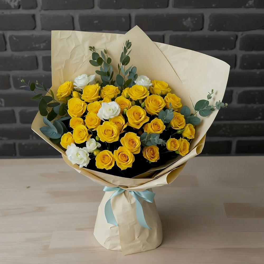 Букет цветов из: Розы в Новомичуринске