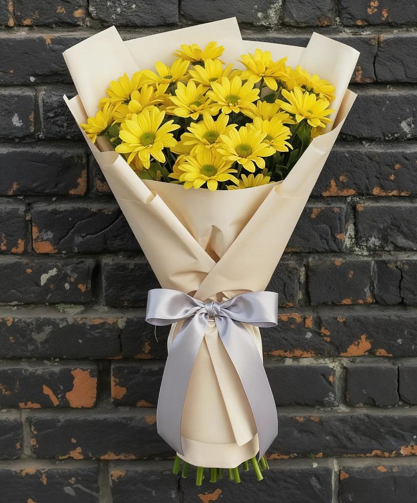 Букет цветов из: Хризантемы в Новомичуринске