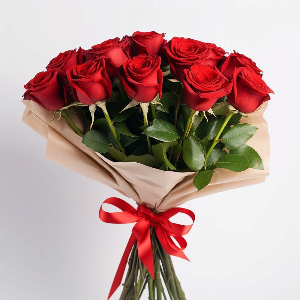 Букет 11 Красных роз Эдлесс Лав в Новомичуринске